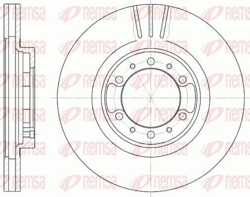 Remsa 6462.10 - Спирачен диск vvparts.bg