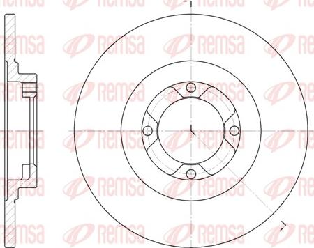 Remsa 6400.00 - Спирачен диск vvparts.bg