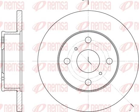 Remsa 6401.00 - Спирачен диск vvparts.bg