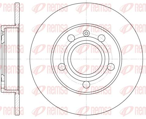 Remsa 6429.00 - Спирачен диск vvparts.bg