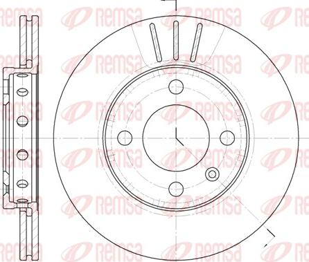 Remsa 6426.10 - Спирачен диск vvparts.bg