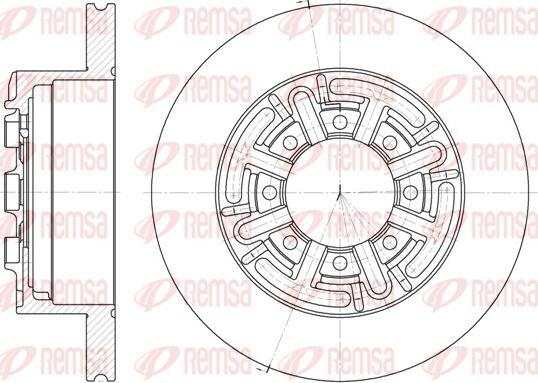 Remsa 6420.00 - Спирачен диск vvparts.bg