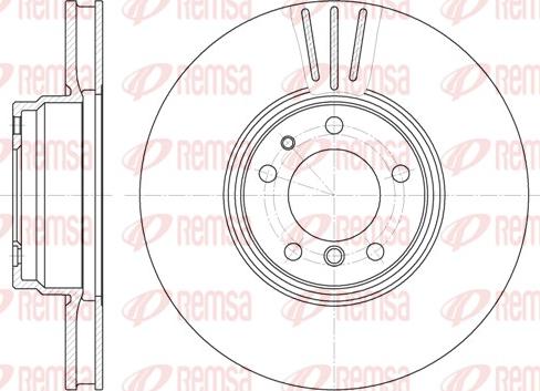 Remsa 6594.10 - Спирачен диск vvparts.bg