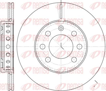 Remsa 6595.00 - Спирачен диск vvparts.bg