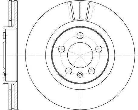 BOSCH 0 986 479 911 - Спирачен диск vvparts.bg