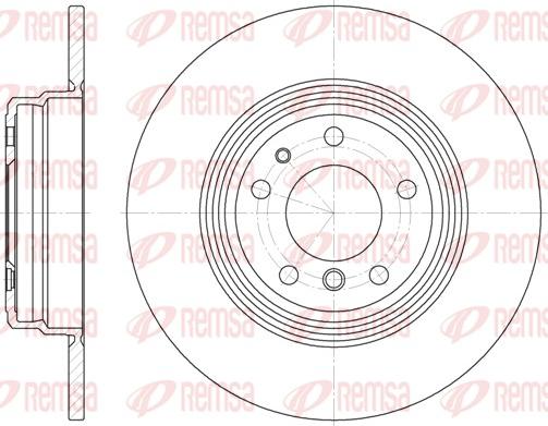 Remsa 6510.00 - Спирачен диск vvparts.bg