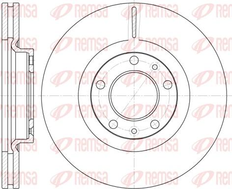 Remsa 6693.10 - Спирачен диск vvparts.bg