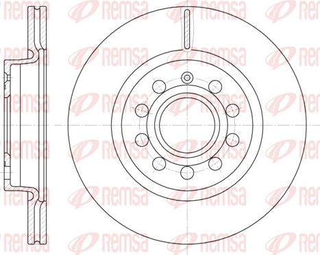 Remsa 6647.10 - Спирачен диск vvparts.bg