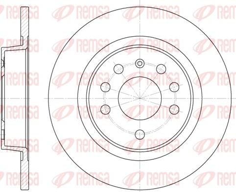 Remsa 6688.00 - Спирачен диск vvparts.bg