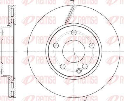 Remsa 6675.10 - Спирачен диск vvparts.bg