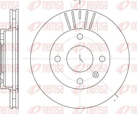 Remsa 6096.10 - Спирачен диск vvparts.bg