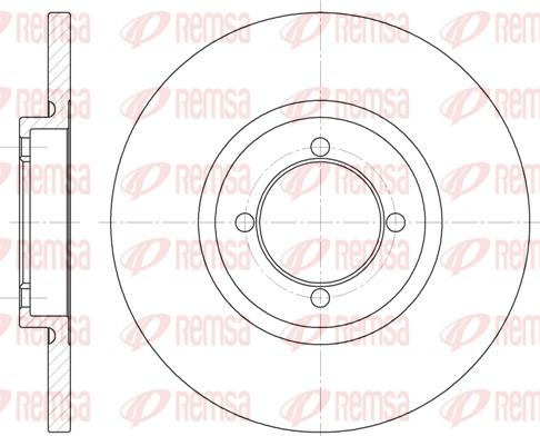 Remsa 6091.00 - Спирачен диск vvparts.bg