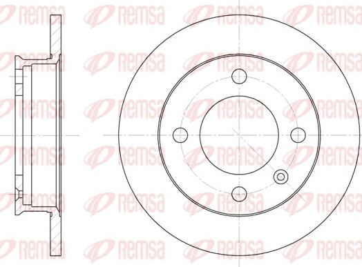 Remsa 6019.00 - Спирачен диск vvparts.bg