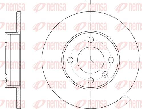 Remsa 6086.00 - Спирачен диск vvparts.bg