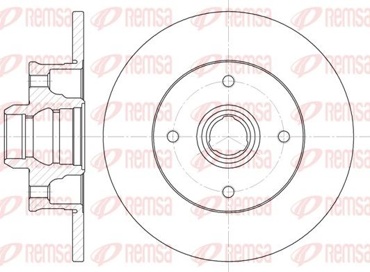 Remsa 6024.00 - Спирачен диск vvparts.bg