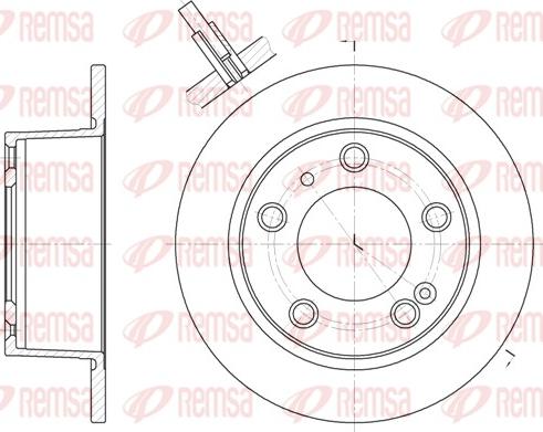 Remsa 6020.00 - Спирачен диск vvparts.bg