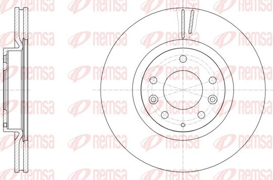 Remsa 61943.10 - Спирачен диск vvparts.bg