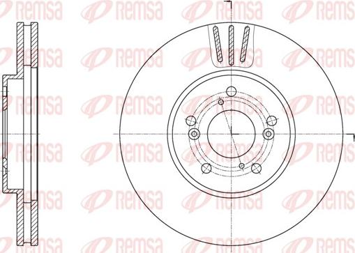 Remsa 61942.10 - Спирачен диск vvparts.bg