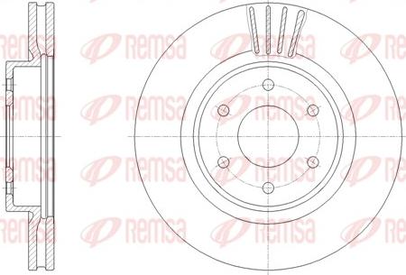 Remsa 61963.10 - Спирачен диск vvparts.bg