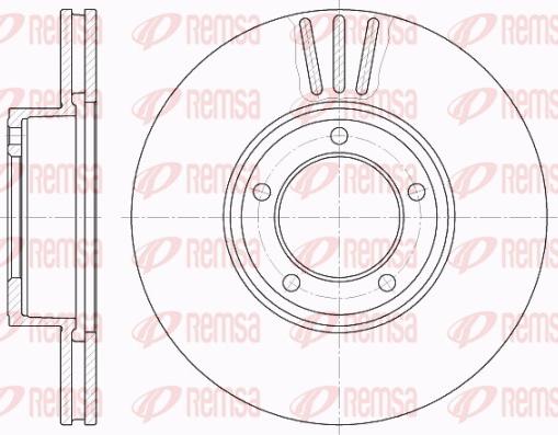 Remsa 61962.10 - Спирачен диск vvparts.bg