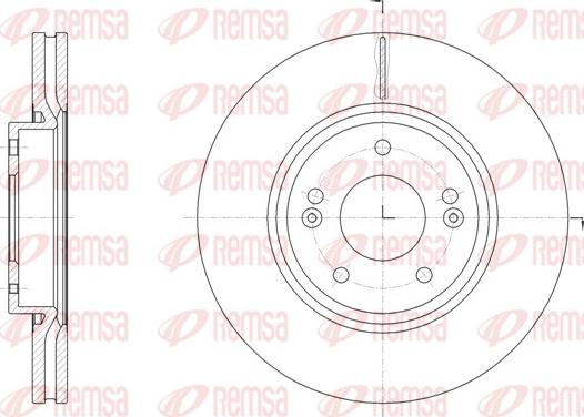 Remsa 61904.10 - Спирачен диск vvparts.bg