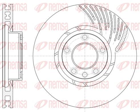 Remsa 61908.10 - Спирачен диск vvparts.bg