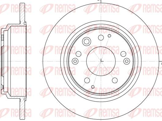 Remsa 61903.00 - Спирачен диск vvparts.bg