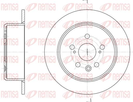 Remsa 61934.00 - Спирачен диск vvparts.bg