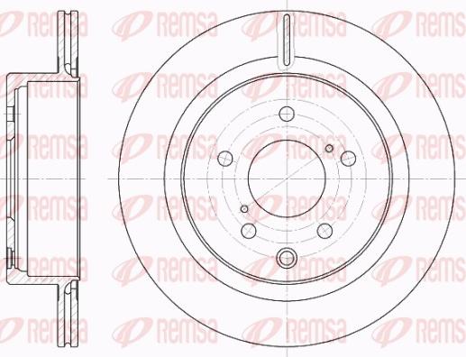 Remsa 61930.10 - Спирачен диск vvparts.bg