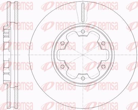 Remsa 61931.10 - Спирачен диск vvparts.bg