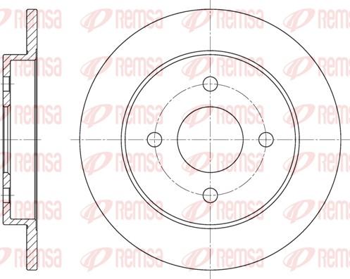 Remsa 61928.00 - Спирачен диск vvparts.bg