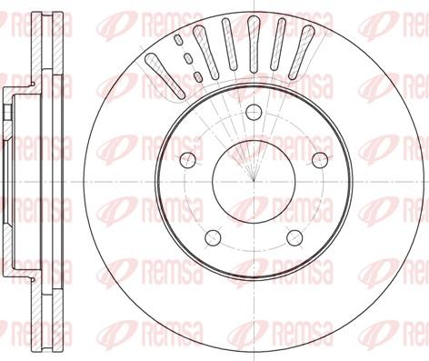 Remsa 61973.10 - Спирачен диск vvparts.bg