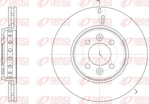 Remsa 61499.10 - Спирачен диск vvparts.bg