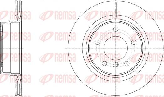 Remsa 61495.10 - Спирачен диск vvparts.bg