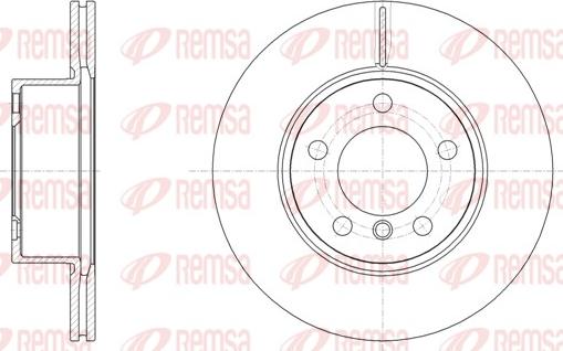 Remsa 61449.10 - Спирачен диск vvparts.bg