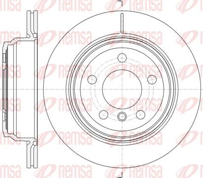 Remsa 61453.10 - Спирачен диск vvparts.bg