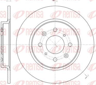 Remsa 61461.00 - Спирачен диск vvparts.bg