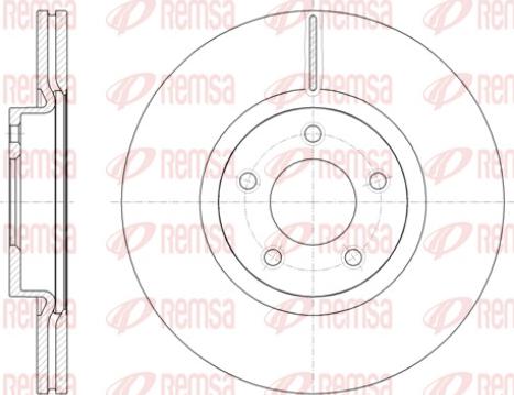 Remsa 61403.10 - Спирачен диск vvparts.bg