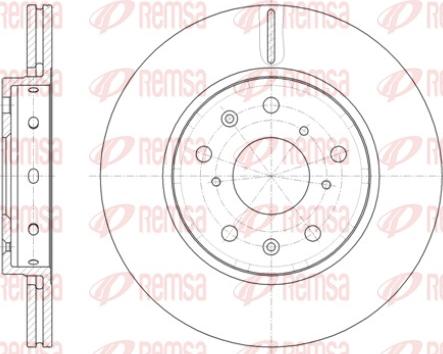 Remsa 61417.10 - Спирачен диск vvparts.bg