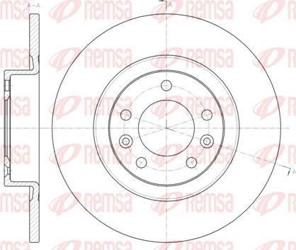 Remsa 61473.00 - Спирачен диск vvparts.bg