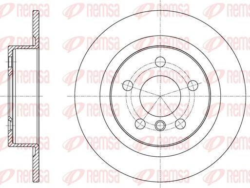 Remsa 61597.00 - Спирачен диск vvparts.bg