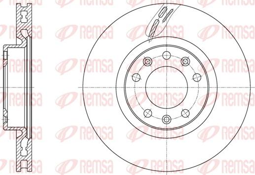 Remsa 61583.10 - Спирачен диск vvparts.bg