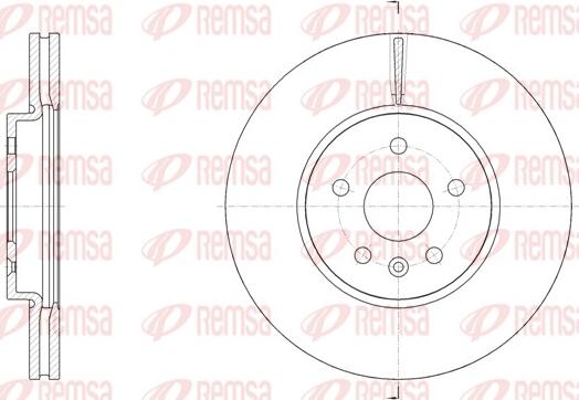 Remsa 61534.10 - Спирачен диск vvparts.bg