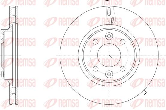 Remsa 61535.10 - Спирачен диск vvparts.bg