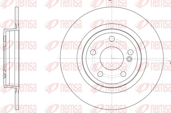 Remsa 61523.00 - Спирачен диск vvparts.bg