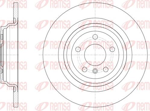 Remsa 61577.00 - Спирачен диск vvparts.bg