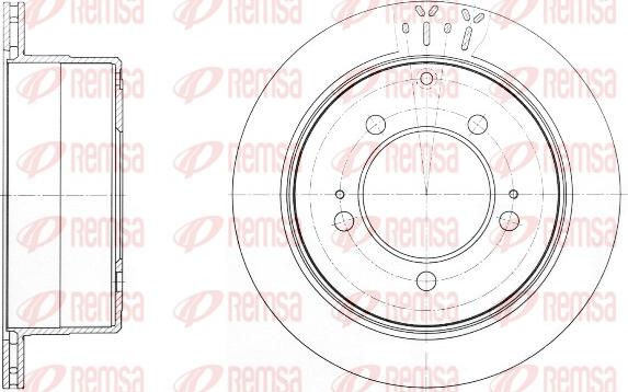 Remsa 61693.10 - Спирачен диск vvparts.bg