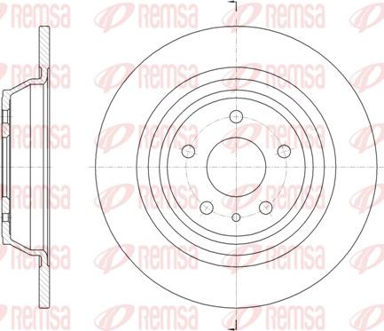 Febi Bilstein 104853 - Спирачен диск vvparts.bg