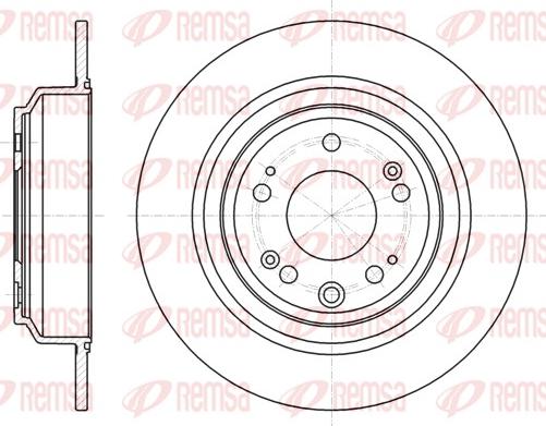 Remsa 61608.00 - Спирачен диск vvparts.bg