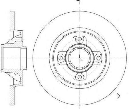 Remsa 61058.20 - Спирачен диск vvparts.bg